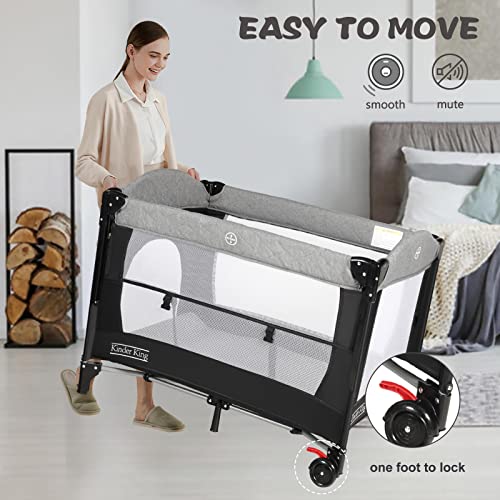 4 In 1 Portable Nursery Center Crib