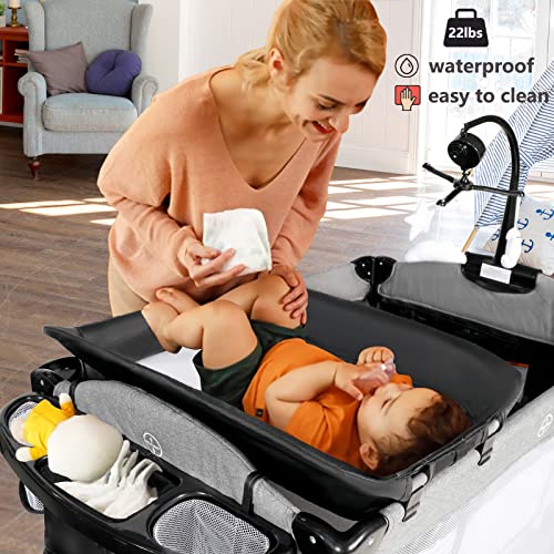 4 In 1 Portable Nursery Center Crib