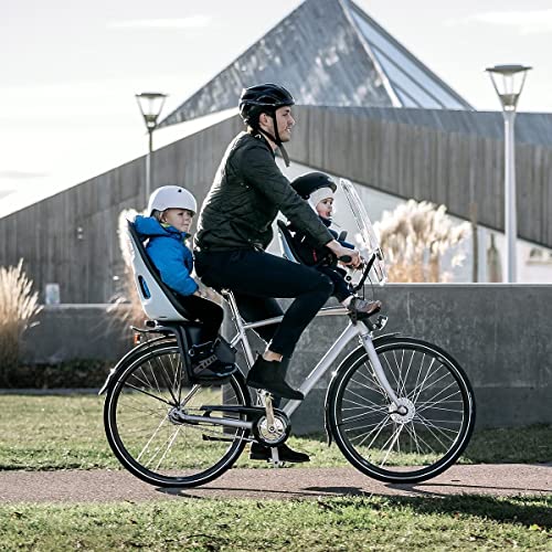 Front Mounted Child Bike Seat For Safe City Rides With Padded Five Point Harness And Soft Seat