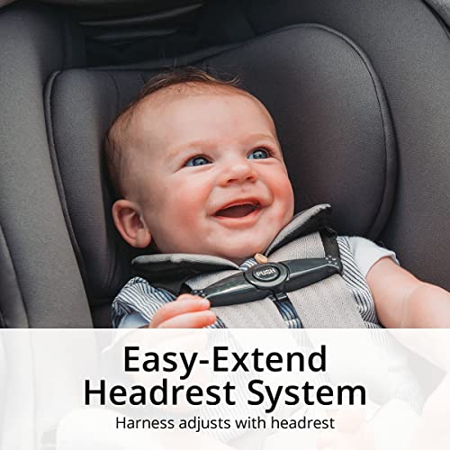 Rear Facing Infant Car Seat And Base With Easy Installation And Zip Privacy Shield