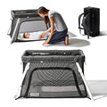 Lightweight Travel Crib With Folding Play Yard And Comfy Mattress For Babies And Toddlers Portable Baby Safe Bed
