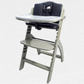 Three In One Adjustable Wooden High Chair For Babies And Toddlers With Removable Tray