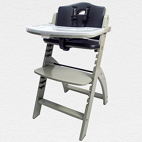 Three In One Adjustable Wooden High Chair For Babies And Toddlers With Removable Tray
