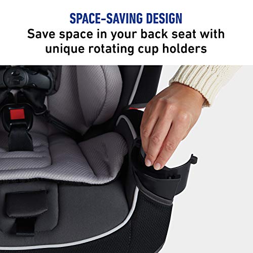 Slim 3 In 1 Car Seat Space Saving Design Grows With Child From Rear Facing To Booster