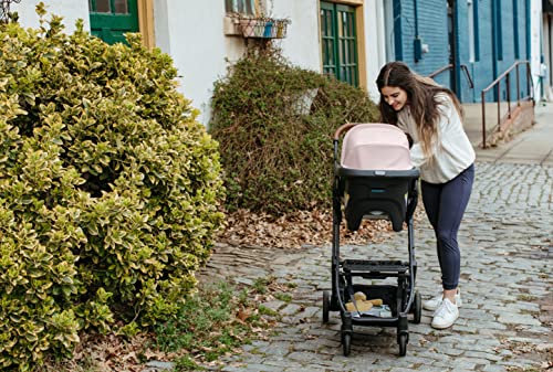 Easy Install Infant Car Seat With Base For Strollers And Travel Dusty Pink Safety