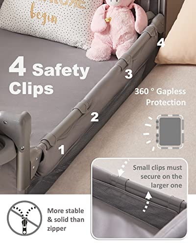 4 In 1 Bedside Sleeper Crib Playard With Changing Table For Newborns Safe Sleep Comfort