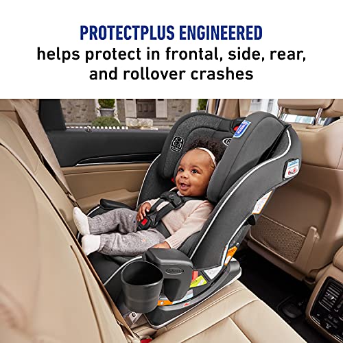 Three In One Car Seat For Kids With Rear Facing To Forward Facing And High Back Booster