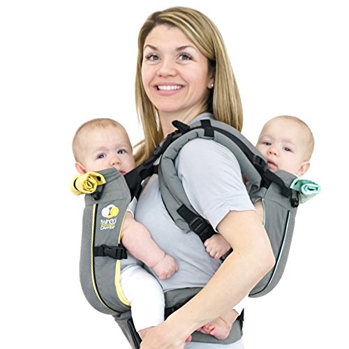 Breathable Air Model Baby Carrier For Twins, All Seasons, Fully Adjustable Tandem Or Two Single Carriers