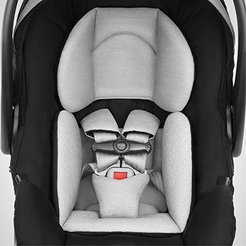 Zip Open Infant Car Seat And Base For Rear Facing Use 4 To 30 Lb With Head And Body Support