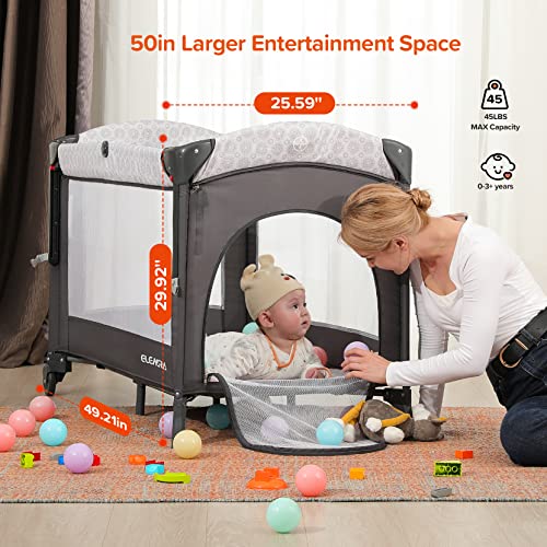 4 In 1 Baby Bassinet Bedside Crib With Diaper Changing Station And Pack And Play Mattress