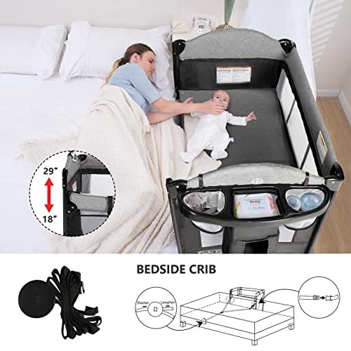 4 In 1 Portable Nursery Center Crib
