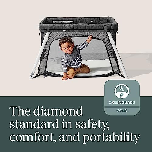 Lightweight Travel Crib With Folding Play Yard And Comfy Mattress For Babies And Toddlers Portable Baby Safe Bed
