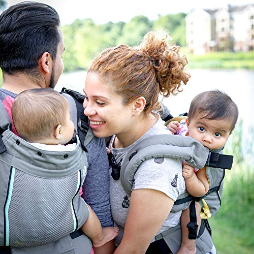 Breathable Air Model Baby Carrier For Twins, All Seasons, Fully Adjustable Tandem Or Two Single Carriers