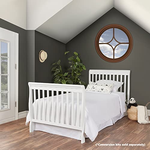 4 In 1 Convertible Mini Crib White