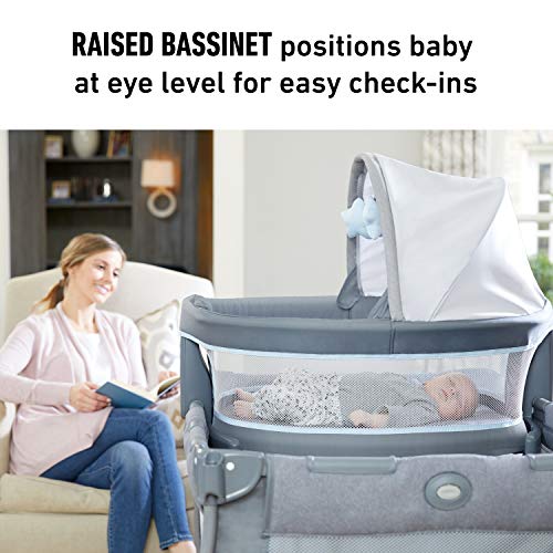 Portable Travel Dome Bassinet and Playard for Baby On The Go Lightweight and Compact Sleep Space