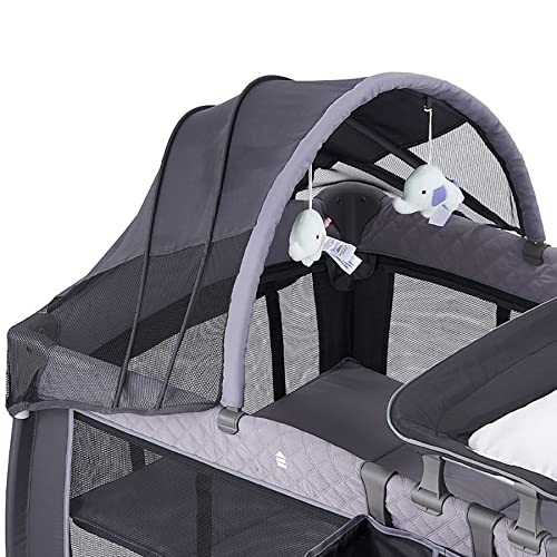 Portable Baby Playard With Wheels