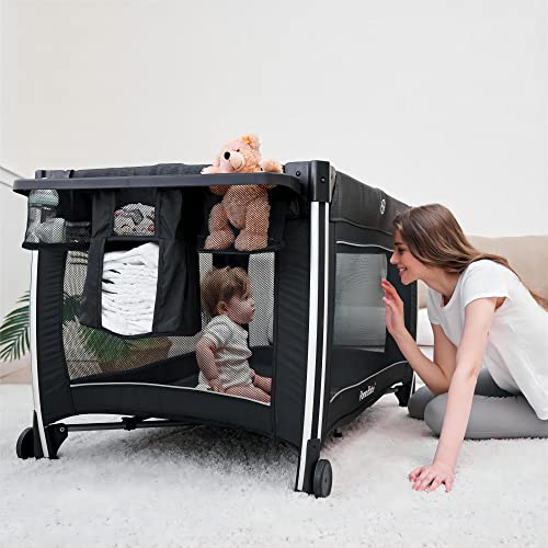 4 In 1 Portable Baby Crib And Playard