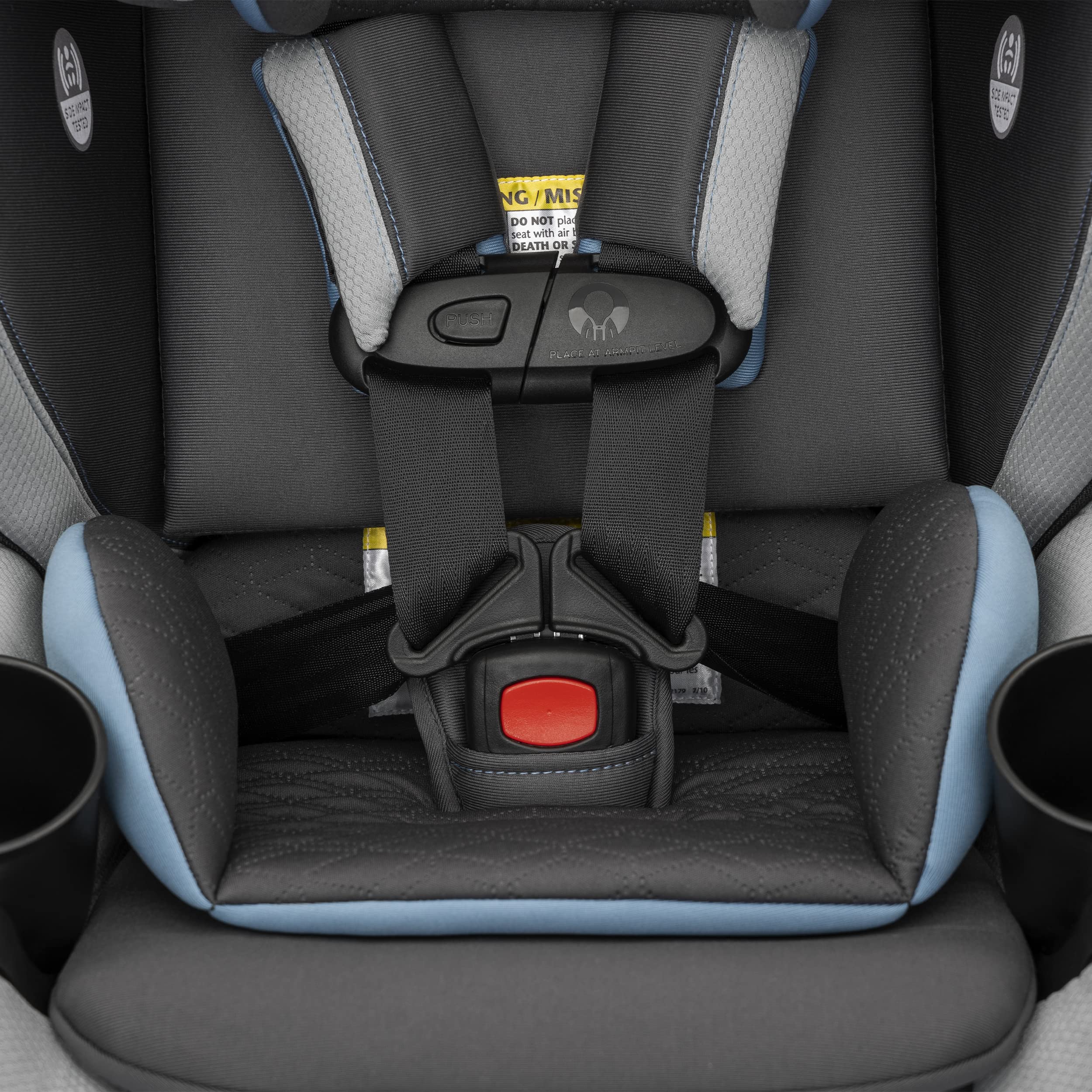 Slim 2 In 1 Rotational Car Seat With Quick Clean Cover For Easy Entry And Backseat Space Saving